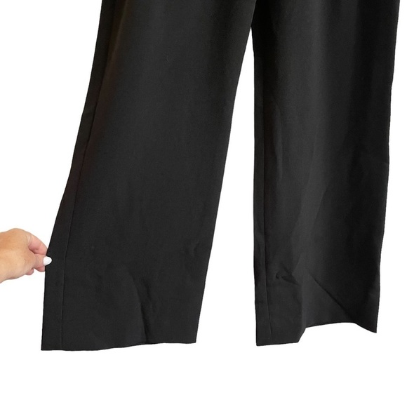 Eliza J Black Bell Sleeve Wide Leg Jumpsuit, Size 2 - Picture 7 of 11